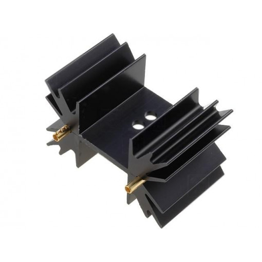 SK129-25STS; Heatsink: extruded; SOT32,TO220,TO3P; black; L: 25.4mm; 7.8K/W; FISCHER ELEKTRONIK
