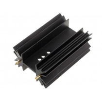 SK129-63STS; Heatsink: extruded; SOT32,TO220,TO3P; black; L: 63.5mm; 4.5K/W; FISCHER ELEKTRONIK