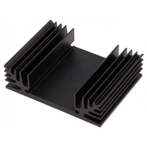 SK 185 50 SA; Heatsink: extruded; TO3; black; L: 50mm; W: 65mm; H: 18mm; 4.9K/W; FISCHER ELEKTRONIK
