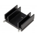 ; Heatsink: extruded; TO220; L: 25mm; W: 29mm; H: 12mm; 9K/W; 