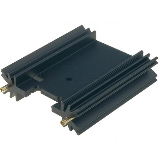 SK409/50,8/STC; Heatsink: extruded; TO220,TO3P; black; L: 50.8mm; W: 45mm; H: 12.7mm; FISCHER ELEKTRONIK
