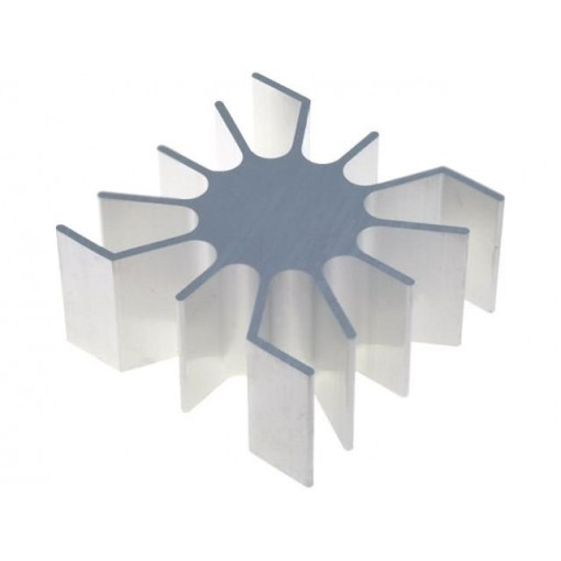 SK4625AL; Heatsink; LED; L: 51.5mm; W: 51mm; Ø: 26mm; H: 25mm; FISCHER ELEKTRONIK