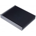 SK 47 250 SA; Heatsink: extruded; grilled; black; L: 250mm; W: 200mm; H: 40mm; FISCHER ELEKTRONIK