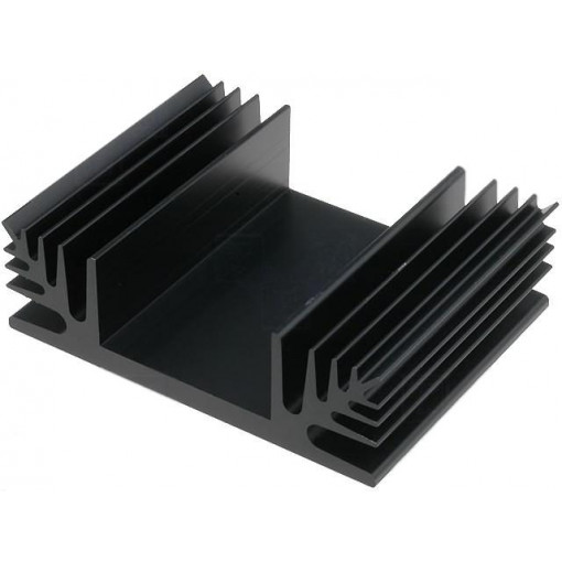 SK 48 50 SA; Heatsink: extruded; TO3; black; L: 50mm; W: 65mm; H: 20mm; 2.9K/W; FISCHER ELEKTRONIK