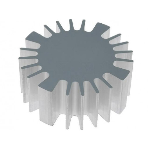 SK56925AL; Heatsink; LED; Ø: 60mm; H: 25mm; FISCHER ELEKTRONIK