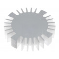 SK57015AL; Heatsink; LED; Ø: 70mm; H: 15mm; FISCHER ELEKTRONIK