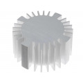 SK57037.5AL; Heatsink; LED; Ø: 70mm; H: 37.5mm; FISCHER ELEKTRONIK