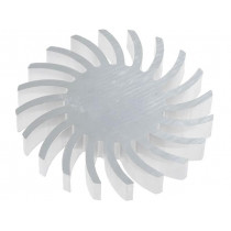 SK57110AL; Heatsink; LED; Ø: 70mm; H: 10mm; 2.28K/W; FISCHER ELEKTRONIK