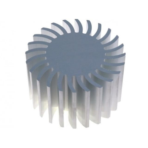 SK57250AL; Heatsink; LED; Ø: 85mm; H: 50mm; FISCHER ELEKTRONIK