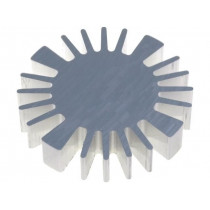 SK57710AL; Heatsink; LED; Ø: 50mm; H: 10mm; 2.3K/W; FISCHER ELEKTRONIK