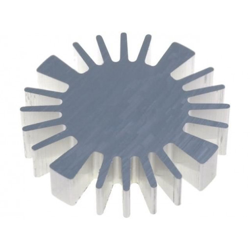 SK57710AL; Heatsink; LED; Ø: 50mm; H: 10mm; 2.3K/W; FISCHER ELEKTRONIK