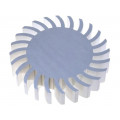 SK58420AL; Heatsink; LED; Ø: 105mm; H: 20mm; FISCHER ELEKTRONIK SK58420AL; Heatsink; LED; Ø: 105mm; H: 20mm; FISCHER ELEKTRONIK