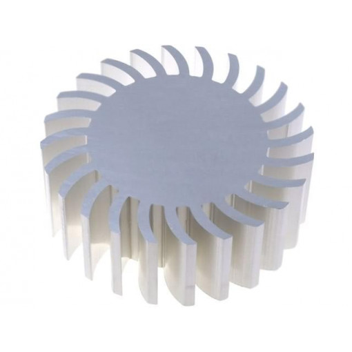 SK58437.5AL; Heatsink; LED; Ø: 105mm; H: 37.5mm; FISCHER ELEKTRONIK