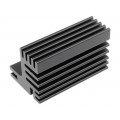 SK 609 50 SA; Heatsink: extruded; TO220; black; L: 50mm; W: 30mm; H: 31mm; 7.8K/W; FISCHER ELEKTRONIK
