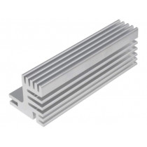 SK 609 84 AL; Heatsink: extruded; TO220; natural; L: 84mm; W: 30mm; H: 31mm; 5.5K/W; FISCHER ELEKTRONIK