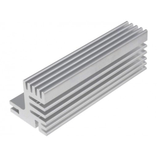 SK 609 84 AL; Heatsink: extruded; TO220; natural; L: 84mm; W: 30mm; H: 31mm; 5.5K/W; FISCHER ELEKTRONIK