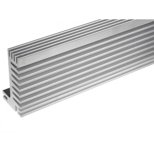 SK 610 1000 AL; Heatsink: extruded; TO220; natural; L: 1000mm; W: 55mm; H: 31mm; FISCHER ELEKTRONIK