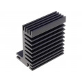 SK 610 50 SA; Heatsink: extruded; TO220; black; L: 50mm; W: 55mm; H: 31mm; 5.8K/W; FISCHER ELEKTRONIK