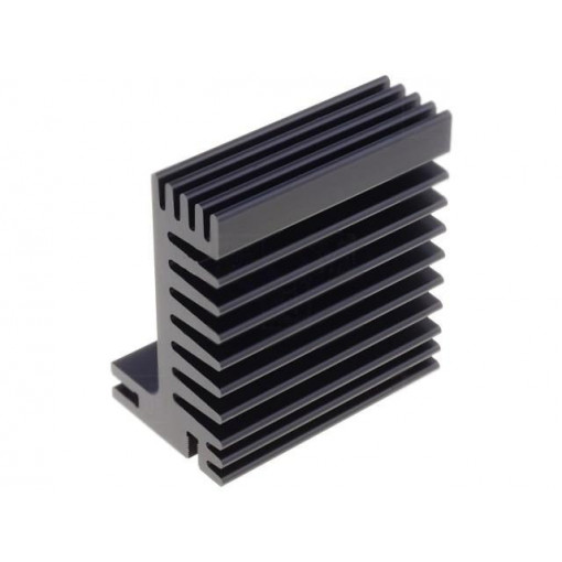 SK 610 50 SA; Heatsink: extruded; TO220; black; L: 50mm; W: 55mm; H: 31mm; 5.8K/W; FISCHER ELEKTRONIK
