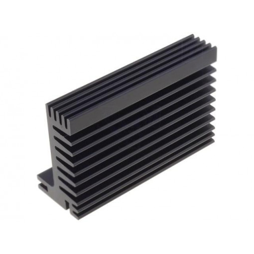 SK 610 84 SA; Heatsink: extruded; TO220; black; L: 84mm; W: 55mm; H: 31mm; 5K/W; FISCHER ELEKTRONIK