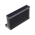 SK 610 94 SA; Heatsink: extruded; TO220; black; L: 94mm; W: 55mm; H: 31mm; 2.9K/W; FISCHER ELEKTRONIK SK 610 94 SA; Heatsink: extruded; TO220; black; L: 94mm; W: 55mm; H: 31mm; 2.9K/W; FISCHER ELEKTRONIK