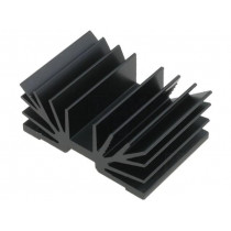 SK65/37,5/SA1XM3; Heatsink: extruded; SOT32; black; L: 37.5mm; W: 54mm; 5.5K/W; FISCHER ELEKTRONIK