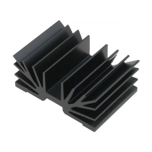 SK65/37,5/SA1XM3; Heatsink: extruded; SOT32; black; L: 37.5mm; W: 54mm; 5.5K/W; FISCHER ELEKTRONIK