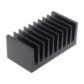 SK 92 50 SA; Heatsink: extruded; grilled; black; L: 50mm; W: 100mm; H: 40mm; FISCHER ELEKTRONIK