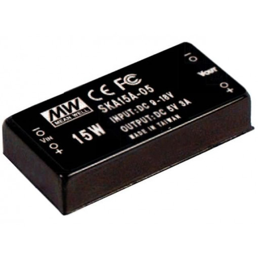 SKA15B-12; Converter: DC/DC; 15W; Uin: 18÷36V; 12VDC; Iout: 1250mA; 2