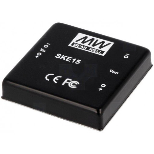 SKE15C-24; Converter: DC/DC; 15W; Uin: 36÷72V; 24VDC; Iout: 625mA; 2