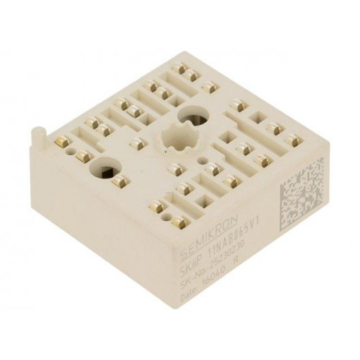 SKIIP 11NAB126V1 M20; Module: IGBT; diode/transistor; IGBT three-phase bridge; Ic: 15A; SEMIKRON SKIIP 11NAB126V1 M20; Module: IGBT; diode/transistor; IGBT three-phase bridge; Ic: 15A; SEMIKRON