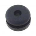 61713520; Grommet; Ømount.hole: 7mm; Øhole: 3mm; caoutchouc; -30÷90°C; black; LAPP KABEL