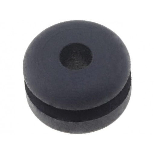 61713520; Grommet; Ømount.hole: 7mm; Øhole: 3mm; caoutchouc; -30÷90°C; black; LAPP KABEL