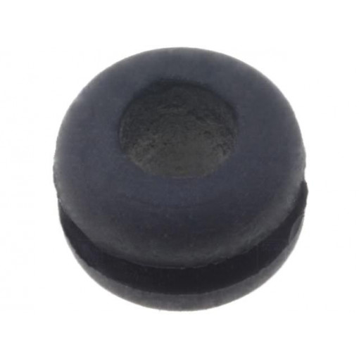 61713540; Grommet; Ømount.hole: 7mm; Øhole: 5mm; caoutchouc; -30÷90°C; black; LAPP KABEL
