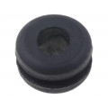 61713550; Grommet; Ømount.hole: 9mm; Øhole: 6mm; caoutchouc; -30÷90°C; black; LAPP KABEL