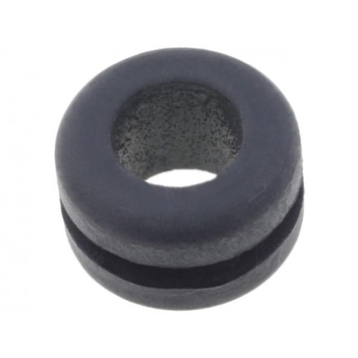 61713570; Grommet; Ømount.hole: 11mm; Øhole: 8mm; caoutchouc; -30÷90°C; black; LAPP KABEL