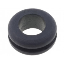 61713580; Grommet; Ømount.hole: 11mm; Øhole: 9mm; caoutchouc; -30÷90°C; black; LAPP KABEL