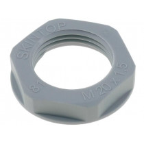 53119020; Nut; M20; polyamide; UL94V-2; 27mm; grey; -20÷100°C; Thread: metric; LAPP KABEL