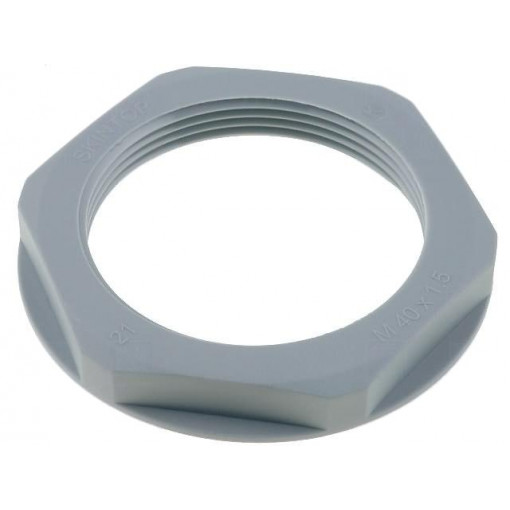 53119050; Nut; M40; polyamide; UL94V-2; 50mm; grey; -20÷100°C; Thread: metric; LAPP KABEL