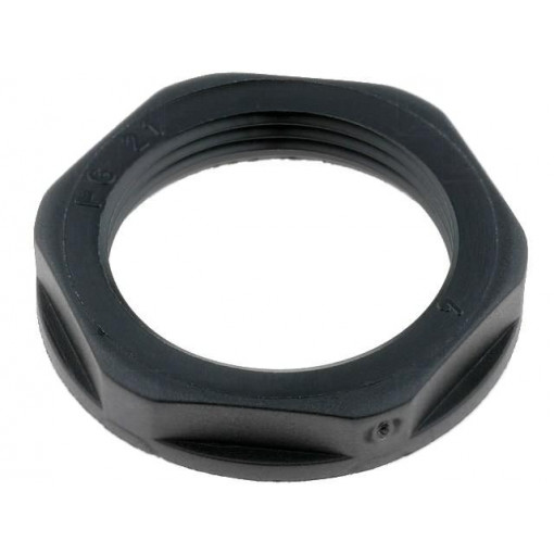 53019250; Nut; PG21; polyamide; UL94V-2; 36mm; black; -20÷100°C; Thread: PG; LAPP KABEL