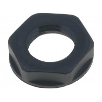 53019200; Nut; PG7; polyamide; UL94V-2; 19mm; black; -20÷100°C; Thread: PG; LAPP KABEL