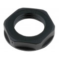 53019210; Nut; PG9; polyamide; UL94V-2; 22mm; black; -20÷100°C; Thread: PG; LAPP KABEL