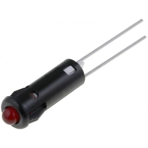 SKRD050; Indicator: LED; prominent; Cutout: Ø5.2mm; IP40; for PCB; ØLED: 3mm; SIGNAL-CONSTRUCT