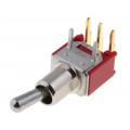 SKS08LP; Switch: toggle; Pos: 3; SP3T; ON-OFF-ON; 3A/28VDC; -30÷85°C; 20mΩ; SALECOM ELECTRONICS