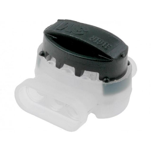 7000058271; Quick splice; Scotchlok; IDC; 0.5÷1.5mm2; Urated: 30V; black; 3.8mm; 3M