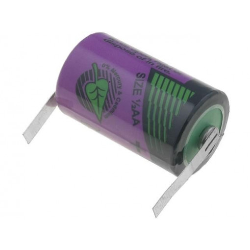 SL-350/T; Battery: lithium (LTC); 3.6V; 1/2AA; soldering lugs; Ø14.7x25.2mm; TADIRAN