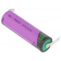 SL-360/T; Battery: lithium (LTC); 3.6V; AA; soldering lugs; Ø14.7x50.5mm; TADIRAN