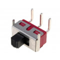 SL19-123; Switch: slide; Pos: 2; SPDT; 3A/250VAC; 6A/28VDC; ON-ON; -20÷85°C; CANAL ELECTRONIC
