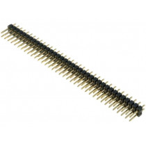 SL 2 025 72 G; Pin header; pin strips; male; PIN: 72; straight; 2.54mm; THT; 2x36; FISCHER ELEKTRONIK