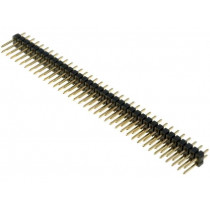 SL 22 124 72 G; Pin header; pin strips; male; PIN: 72; straight; 2.54mm; THT; 2x36; FISCHER ELEKTRONIK